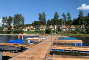Molo dock at Lipno Lake